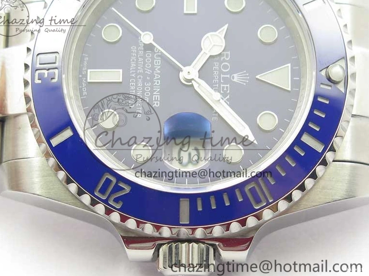 Submariner Ceramic Bp LB Edition 316L Best Dial SA3135 Blue Maker 1:1 V2 Blue on 116619 SS Bracelet 0411